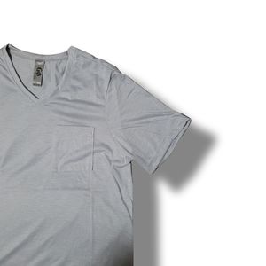 Go Couture Mens V Neck Pocket Tee NWOT L